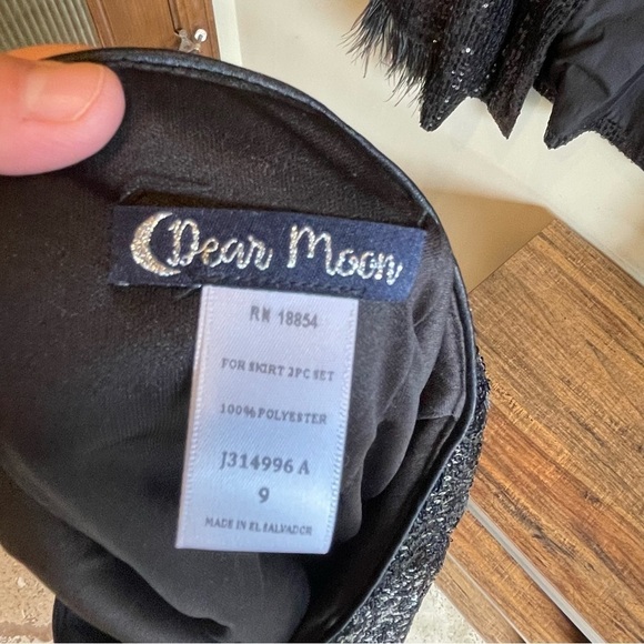 NWT Dear Moon Sequin Halter Top and Skirt Size 4 - Picture 5 of 8